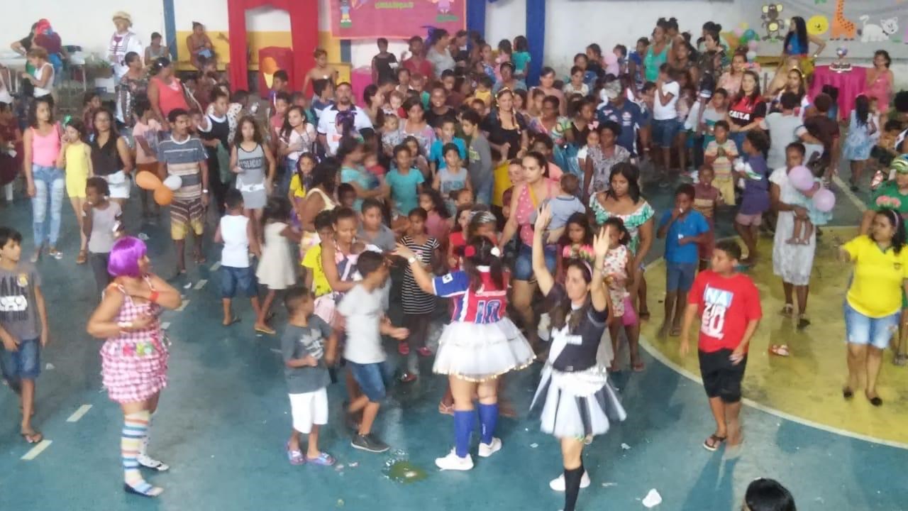 Camacã: Dia das Crianças  foi festejado com muita diversão  pelos PFSs Luiz Pereira de Castro I e Manoel Rodrigues 

